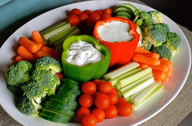 Légumes pour un régime